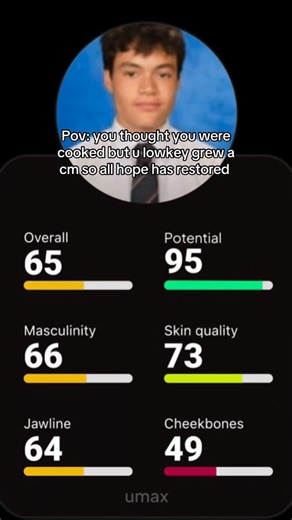 Sele on Instagram: "finna be 6’1 and 99 ovr @umax.app for app - - - - #sele #facecard #tall #grow #height"