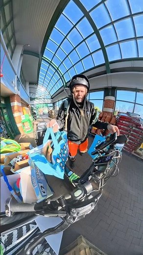 A big supermarket delivery this morning on the E-bike from Morrisons for Deliveroo. #deliveroo