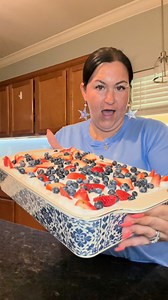 640K views · 15K reactions | Let's make a Strawberry Poke Cake! Check below for the grocery list and where to find that cute casserole dish. | Mississippi Kween | Facebook