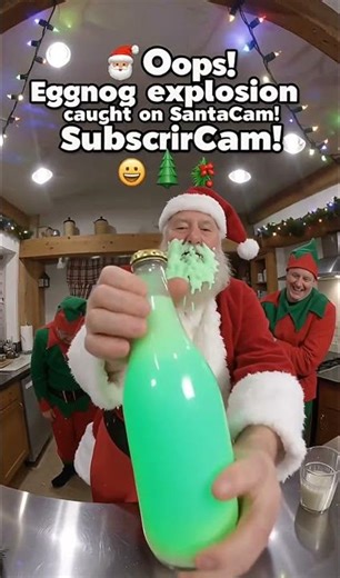 "CCTV: Santa’s Eggnog Explosion – Holiday Bloopers Edition"