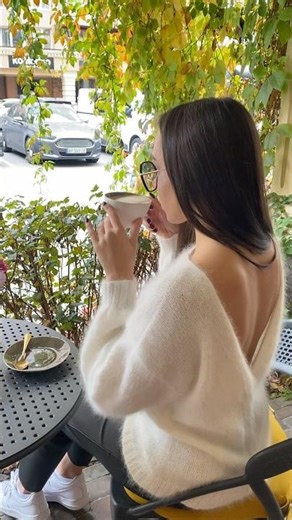 Angora - sweater, design by Franka 🤍 #etsyshop #fashion #handmade #sweater #outfit #crochet #franka