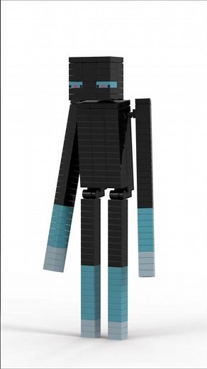 LEGO minecraft enderman mob skin