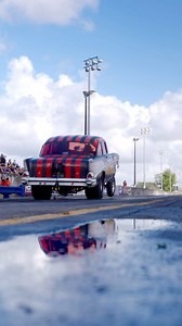 4.4K views · 4.1K reactions | Eddie’s Running On Empty 57 Chevy Gasser at the Nostalgia Drags yesterday 落#chevy #chevrolet #gasser #supercharged #v8 #belair #coupe #racecar #race #dragrace #dragracing #nostalgia #hotrod #custom #kustom #kustomkulture | Hot Rod Revue | Facebook