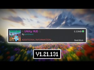 Utility Hud Mod For MCPE 1.21+ | Best PvP Pack 🔥