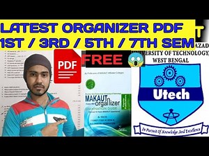 😱 Makaut Organizer PDF Free Download 2024 || MAKAUT Organizer || #makaut #organizer #semester