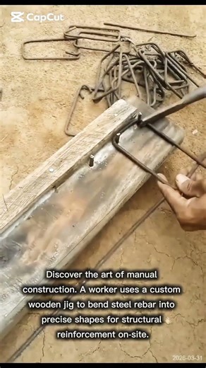 Manual Rebar Bending Techniques