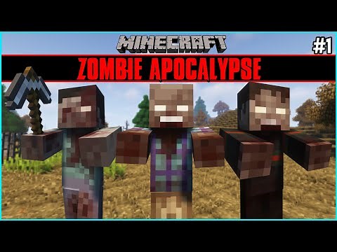Minecraft Zombie Apocalypse | Survival #1 | THE COSMIC BOY