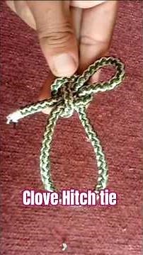 Clove Hitch Tie Trick | Easy & Fast Rope Knot Tutorial | Magical Knot Learning