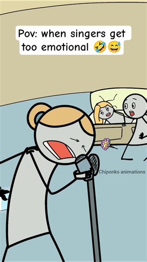 pov: when singers get too emotional 🤣😅 #funnyanimation #cardlaxy #funny