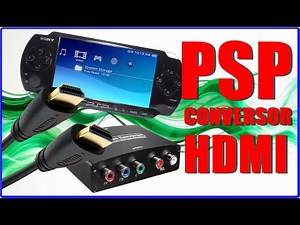 PLAY WITH PSP VIA HDMI ON TV HD VIDEO CONVERTER ADAPTER | COMPONENT TO HDMI CABLE