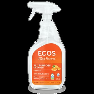 Eco-Conscious Orange Cleaner Spray For All-Purpose Household Cleaning - ECOS®