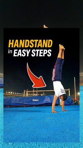 handstand in easy steps ✅#calisthenics #shorts #ytshorts #fitness #power #tutorial