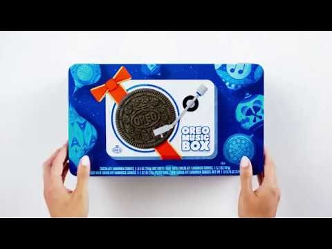 OREO MUSIC BOX | Cookie Record Player – Collectible Holiday Gift Tin