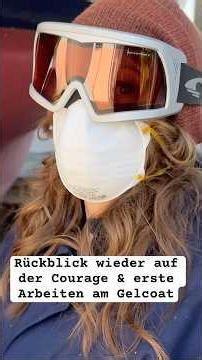 Refit 2026: Rückblick erstes Mal wieder am Boot und erste Arbeiten am Gelcoat