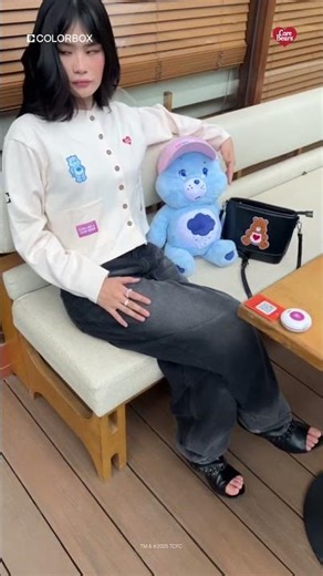 Slow mornings and soft colors ☕️ #colorbox #carebears