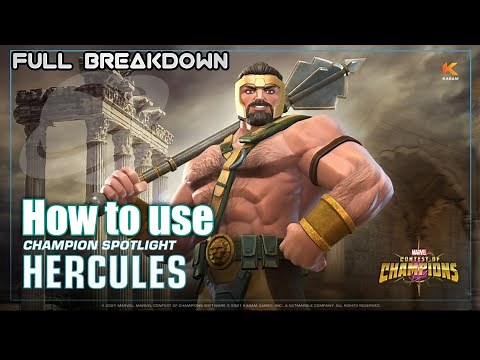 How to use Hercules Effectively |Full Breakdown| - Marvel Contest of Champions
