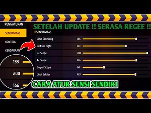 👹CARA ATUR SENSI FF AUTO HEADSHOT SETELAH UPDATE 🎯⚙️ ATUR SENSITIVITAS SEMUA HP ANDROID👑