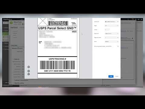 How to Print a Shipping Label from ShipStation (Desktop) | ZSB Series Printer