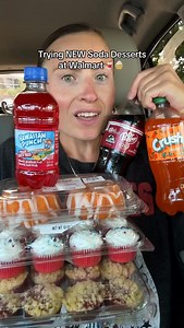 Walmart has so many new soda themed desserts..but do they compare to the real deal?! 🥤 Would you try these? #walmartfinds #newfood #soda #dessert #drpepper #orangesoda #fruitpunch #cupcakes #cake #bundtcake #juice #summer #kidfriendlyfood #snacks #groceryshopping #groceryhaul #walmarthaul #bakery #tastetest #snackreview #foodfind #foodcombo | Morgan Chomps