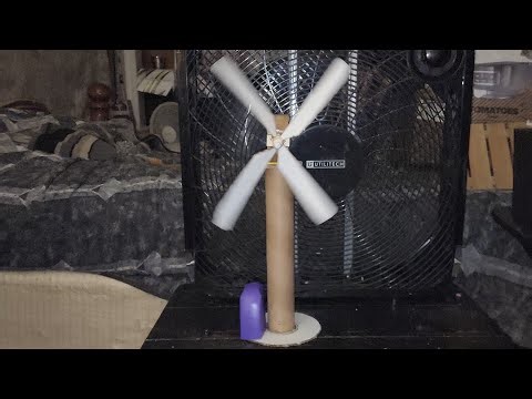 D.I.Y Medium 3D Model Cardboard Windmill #2