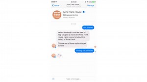 Introducing the Anne Frank Messenger bot