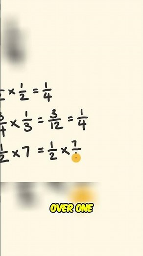 Multiply Fractions: Simple Steps to Solve Math Problems! #shorts