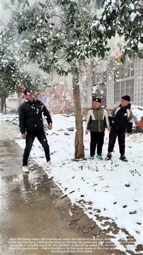 Pleasures after a heavy snowfall