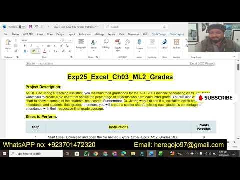 Exp25_Excel_Ch03_ML2_Grades | Excel Chapter 3 Grader Mid-Level 2 - Grade Analysis | Excel Ch03 ML2