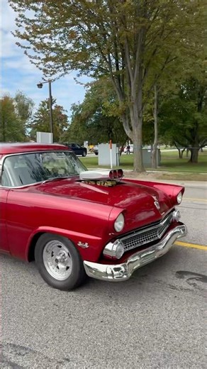 1955 Ford Custom #classiccars #musclecar #v8 #fordcustom #prostreet