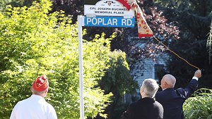 Wayne street named for former Marine, town resident