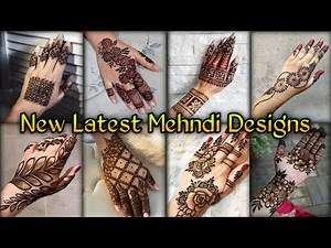 New Latest Mehndi Design 2025 | Easy & Beautiful Henna Design for Hands