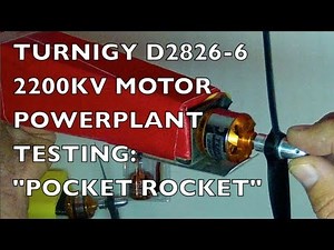 D2826-6 2200KV POWERPLANT TESTING - "Pocket Rocket"