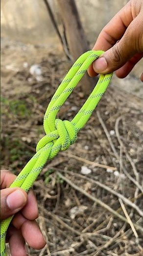 How To Make A Double Loop knot !