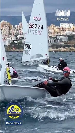 Race day 2 video highlights – 2025 ILCA Under 21 Europeans