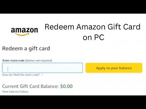 How to Redeem Amazon Gift Card 2022? Amazon.com Redeem Code Computer | Redeem Amazon Gift Card on PC