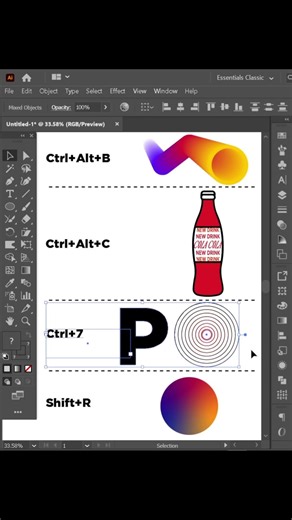 4 Illustrator Shortcuts Every Designer Should Know #adobeillustrator #designtips