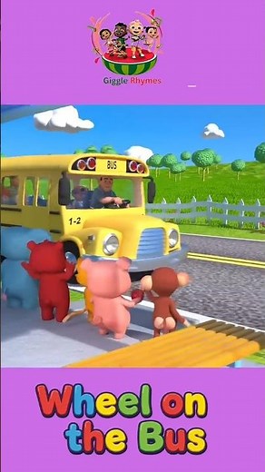 [ 1 MINUTE LOOP ] 🚍 Wheels on the Bus Sound Variations🎶 || Several Version | Giggle Rhymes
