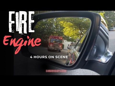 4 Hours of Fire Engine on Scene | Sirens, Radio & Engines