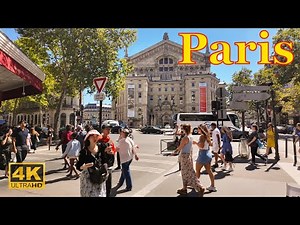 Paris,France 🇫🇷- Paris August 2024 - 4K HDR Walking Tour | Summer 2024 | Paris 4K | A walk In Paris