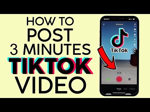 How to Create 3 Minute Video on Tiktok 2022 (EASY)