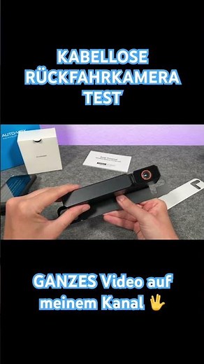 Easy Installation AUTO-VOX Solar ☀️REAR VIEW CAMERA - wireless installation