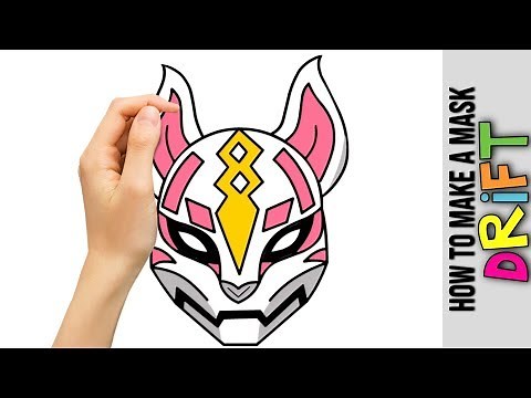 DIY Fortnite Drift Mask ★ Fortnite Paper Craft Tutorial ★ Making Drift Cosplay Mask ★ Battle Royale