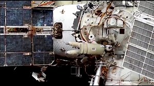 18 reactions | Russian cosmonauts Oleg Novitskiy and Pyotr Dubrov embarked on a spacewalk outside the International Space Station to prepare for the arrival of a new Russian module | Reuters UK | Facebook