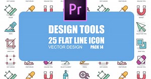 Design Tools – Flat Animation Icons (MOGRT)