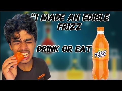 "I Made a DRINK You Can EAT! 🍹✨ Edible Cool Drink Recipe!"#youtube #experiment #challenge #trending