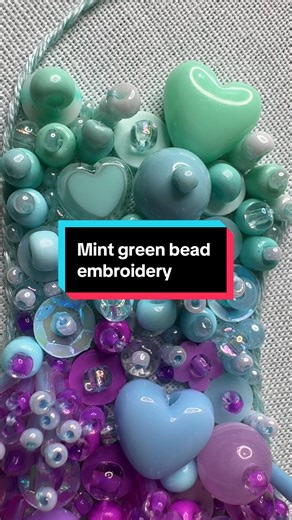 Stunning Mint Green Bead Embroidery Tutorial