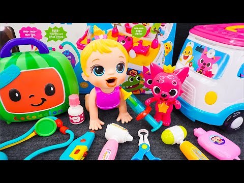 13 Minutes Satisfying with Unboxing Doctor set, Doctor First Aid ASMR | Fun Review Toys