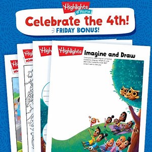 16 reactions | Don’t forget to download the BONUS free printables from this week’s Highlights@Home collection at bit.ly/4thOfJulyBONUS  Which activities were your family’s favorites this week? Let us know in the comments! | Highlights for Children | Facebook