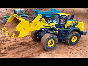 AWESOME RC TRUCK ACTION with RC TRUCKS and Construction Machines in 4K
