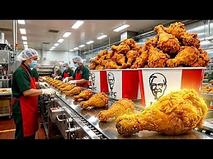 Inside a Modern KFC Production Line :From Fresh Poultry to Crunchy Hot Meals (Full Process)